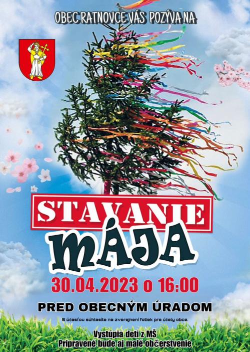 Stavanie  mája  30.4.2023 